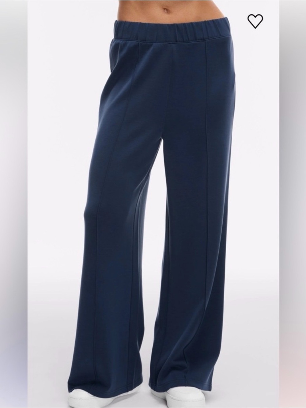 Peloton Navy Wide Leg Sweatpants Size Medium